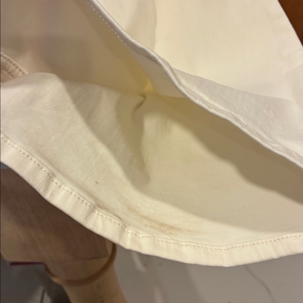 Free People womens White/ivory Flared jeans Pants w29 L 33 - Picture 8 of 9
